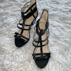 NINE WEST caged heels